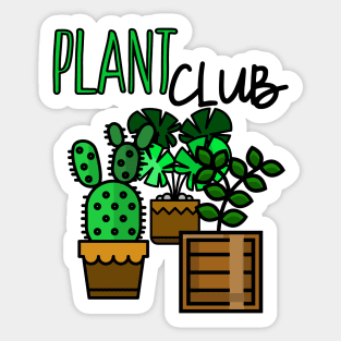 Plant Club Sticker